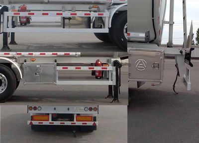 Lingyu  CLY9405GRYB Flammable liquid tank transport semi-trailer