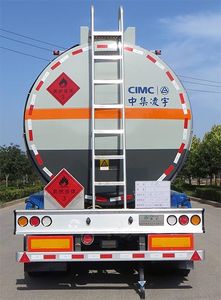 Lingyu  CLY9405GRYB Flammable liquid tank transport semi-trailer