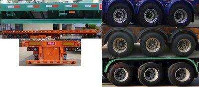 Mingwei  CMW9404TPBA Flat semi-trailer