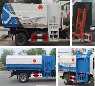 Yandi  SZD5042ZDJE5 Compressed docking garbage truck