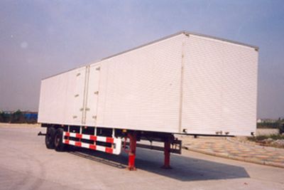 Huguang brand automobiles HG9342XXY Box transport semi-trailer