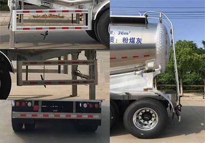 Chufei  CLQ9400GFLA Aluminum alloy medium density powder material transportation semi-trailer