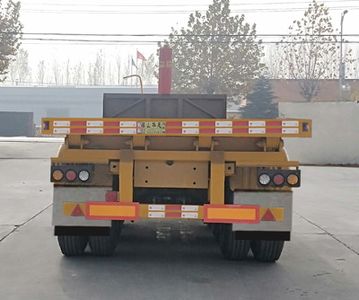 Huazheng brand automobiles LHZ9402ZZXP Flat dump semi-trailer