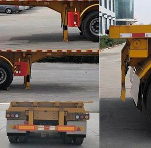 Huazheng brand automobiles LHZ9402ZZXP Flat dump semi-trailer