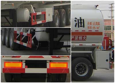 Xingshi  SLS9402GRY Flammable liquid tank transport semi-trailer