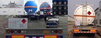 Ruijiang  WL9406GRYD Flammable liquid tank transport semi-trailer