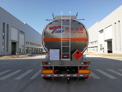 Tianming  TM9307GYYTA1 Aluminum alloy oil transport semi-trailer