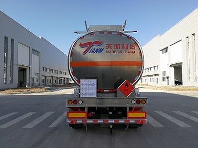 Tianming  TM9307GYYTA1 Aluminum alloy oil transport semi-trailer