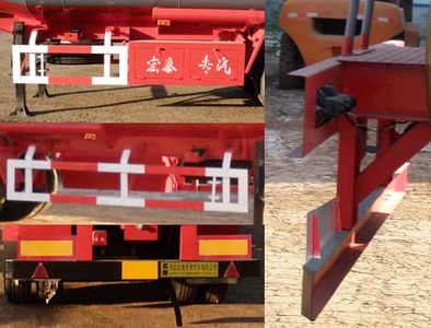 Zhengkang Hongtai brand automobiles HHT9406GRYA Flammable liquid tank transport semi-trailer