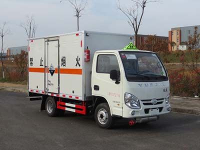 Jiangte brand automobiles JDF5030XFWNJ5 Corrosive goods box transport vehicle