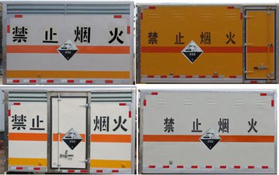 Jiangte brand automobiles JDF5030XFWNJ5 Corrosive goods box transport vehicle