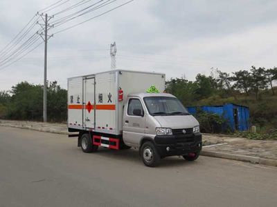 Jiangte brand automobiles JDF5030XRQE5 Flammable gas box transport vehicle