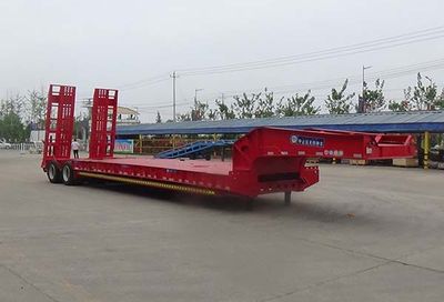 Zhongqi Aerospace Brand Automobile HTM9401TDPXZ Low flatbed semi-trailer