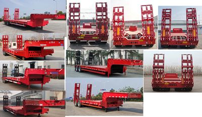 Zhongqi Aerospace Brand Automobile HTM9401TDPXZ Low flatbed semi-trailer