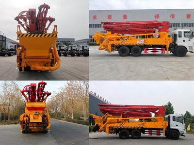 Huashengyuan brand automobiles JZR5310THBGP5 Concrete pump truck