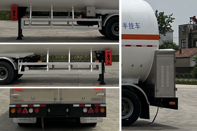 Saint Dayin  SDY9383GDYT Low temperature liquid transport semi-trailer