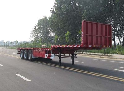 Huajun  ZCZ9400TPBHJF Flat transport semi-trailer