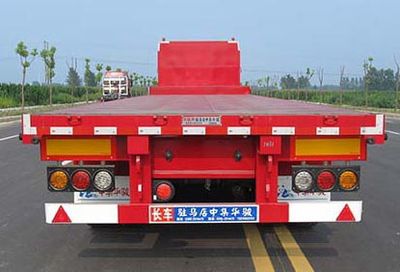 Huajun  ZCZ9400TPBHJF Flat transport semi-trailer