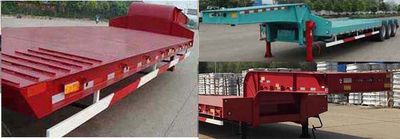 Huajun  ZCZ9408TDPK Low flatbed semi-trailer