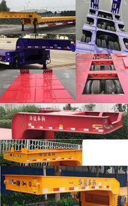 Huajun  ZCZ9408TDPK Low flatbed semi-trailer