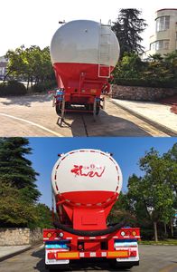 Jianghuai Yangtian  CXQ9402GFLC Medium density powder material transportation semi-trailer