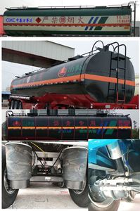 Mastercard SDW9403GRYB Flammable liquid tank transport semi-trailer