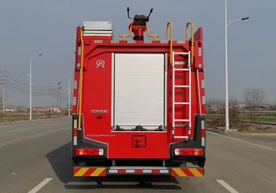 Jiangte brand automobiles JDF5330GXFPM170CA6 Foam fire truck