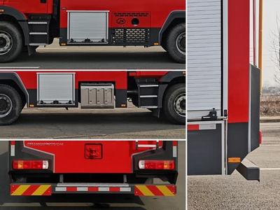 Jiangte brand automobiles JDF5330GXFPM170CA6 Foam fire truck