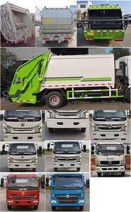 Zhongqi Liwei brand automobiles HLW5081ZYSEQ5 Compressed garbage truck