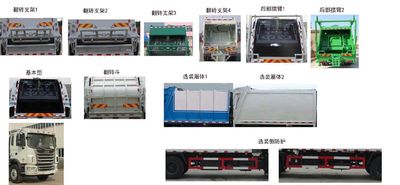 Jiudingfeng  JDA5161ZYSHF5 Compressed garbage truck