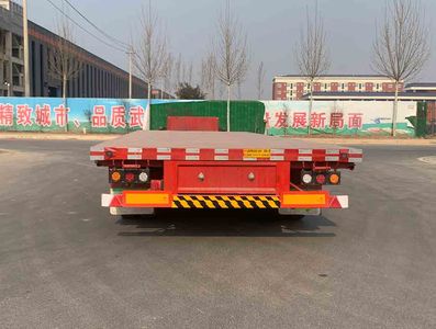 Tongcheng Automobile TCP9401TDP Low flatbed semi-trailer