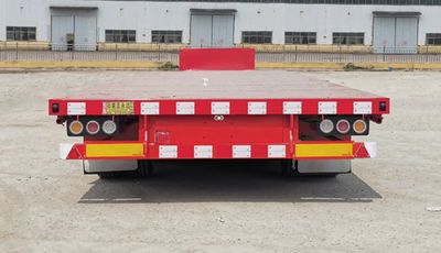 Yuanyongda brand automobiles ZYD9400TDP Low flatbed semi-trailer