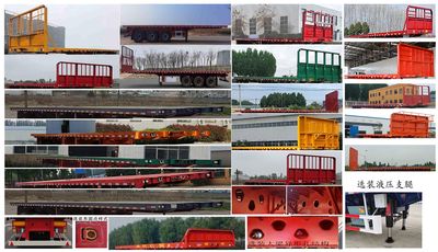 Changxing Automobile CXC9401TPB Flat transport semi-trailer