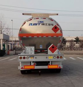 Ruijiang  WL9404GYYH Aluminum alloy oil transport semi-trailer