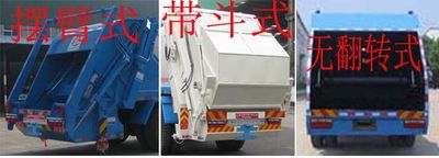 Zhongjie Automobile XZL5180ZYS5 Compressed garbage truck