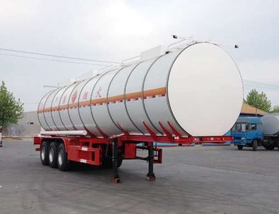 Huachang brand automobiles QDJ9402GRYA Flammable liquid tank transport semi-trailer