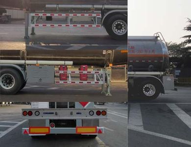 Tonghua  THT9401GRYF1 Aluminum alloy flammable liquid tank transport semi-trailer