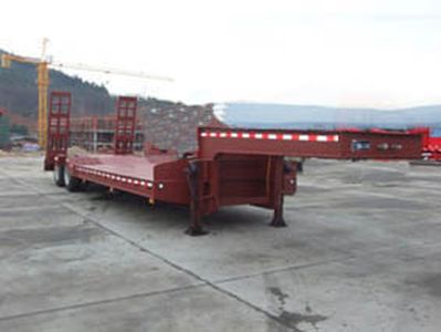 Minfeng  FDF9353TDP Low flatbed semi-trailer