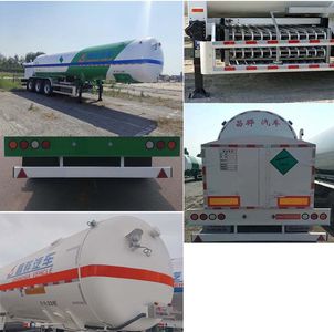 Changhua  HCH9403GDYB Low temperature liquid transport semi-trailer