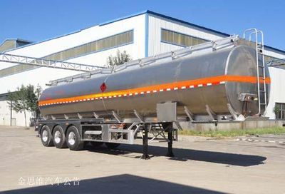 Changhua  HCH9400GYY47 Aluminum alloy oil transport semi-trailer