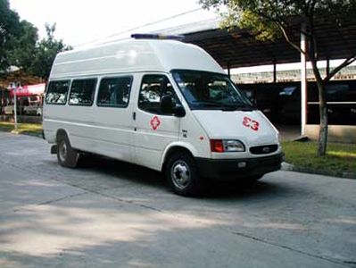 Jiangling Quanshun brand automobiles JX5046XJHDLAH ambulance