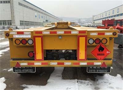 Huanghai  DD9403TWY Transport semi-trailer of dangerous goods tank frame