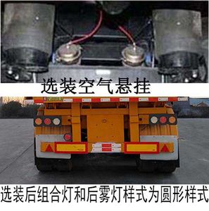 Hengze Xiangjun  LLD9400ZZXP Flat dump semi-trailer