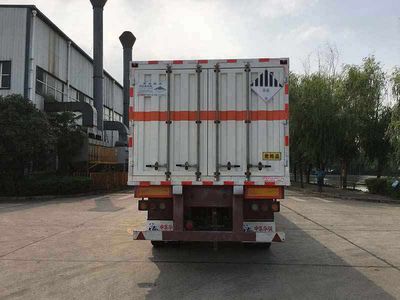 Huajun  ZCZ9400XZWJ Miscellaneous dangerous goods box transport semi-trailer