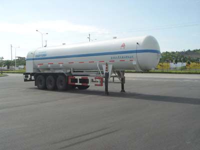 Sanli CGJ9322GDYLow temperature liquid transport semi-trailer