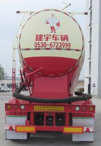 Jianyu brand automobile YFZ9400GFL38B Medium density powder material transportation semi-trailer