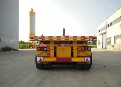 Dongzheng Automobile ADZ9401ZZXP Flat dump semi-trailer