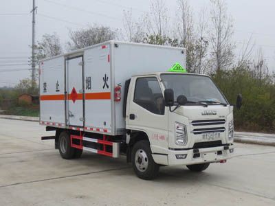 Jiangte brand automobiles JDF5040XRQJ6 Flammable gas box transport vehicle