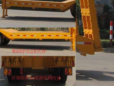 Shenglong  ZXG9330TDPA Low flatbed semi-trailer