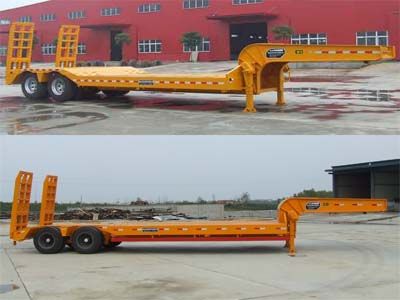 Shenglong  ZXG9330TDPA Low flatbed semi-trailer